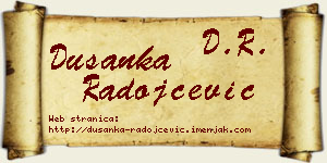 Dušanka Radojčević vizit kartica
